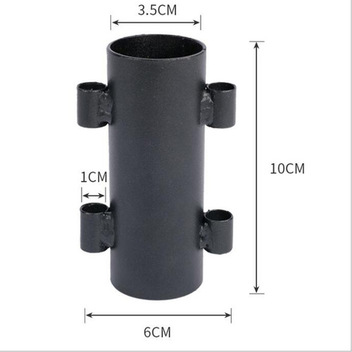 Imagem 8 de 12 de 4xmetal Sólido Canopy Pole Holder Tampão Suporte Haste