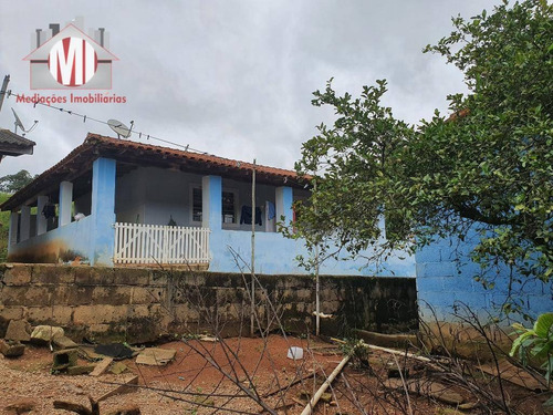 Imagem 1 de 12 de Ótima Chácara Com Escritura, 2 Dormitórios, No Asfalto, À Venda, 353 M² Por R$ 180.000 - Zona Rural - Pinhalzinho/sp - Ch0859