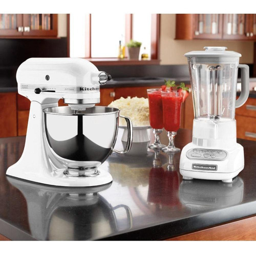 Batidora Kitchenaid 4,8 Lts Blanca Rksm150psrwh Color White Frecuencia 50 Hz x 60 Hz
