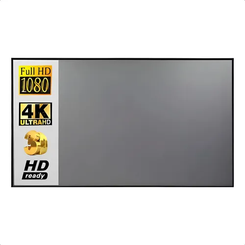 Tela Reflexiva Para Projetor 16:9 100 Polegadas Salange Cor Cinza