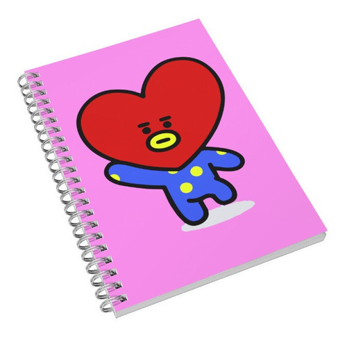 Tata Bt21 Musica K-pop Libreta De Dibujo Pasta Dura | Meses sin intereses