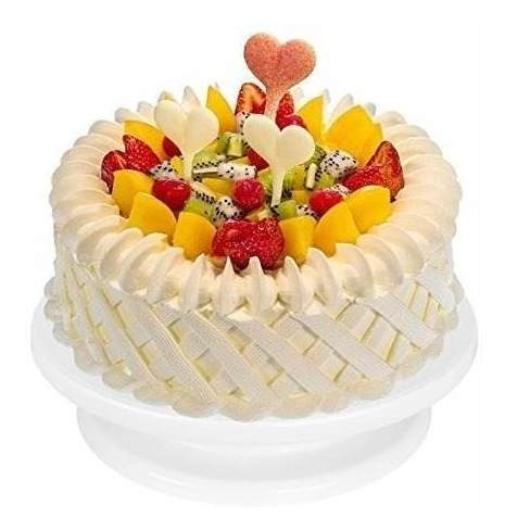 Kootek Placa Giratoria Para Torta De 11 Pulgadas Con 2 Espa