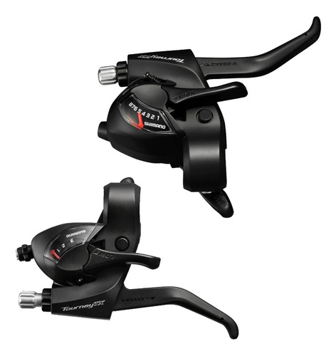 Par Shifter Manija Cambio Shimano Tourney Tx800 3 X 8 V