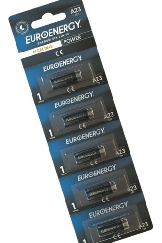 Batería A23  Alcalina Litio 12v Alarmas Controles Euroenergy