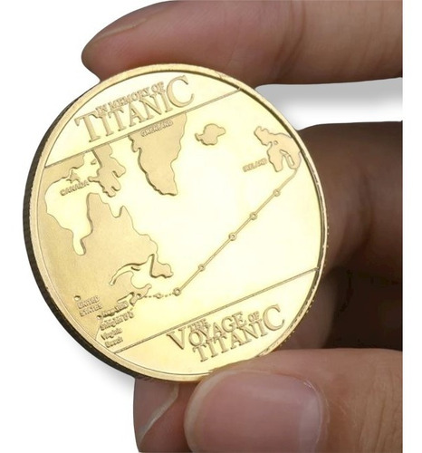 Imagen 3 de 10 de Moneda Conmemorativa Del Titanic Al32