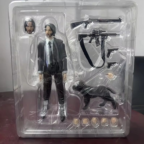 Dt Figura De Acción Mafex 085 De John Wick, Modelo De