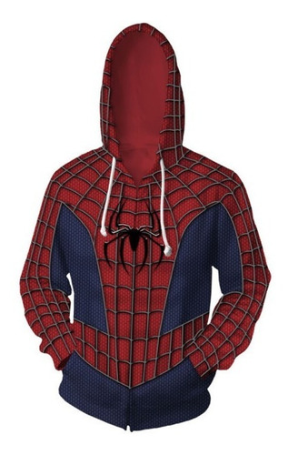 Chaqueta Con Cremallera De Halloween 3d Spiderman Cosplay 