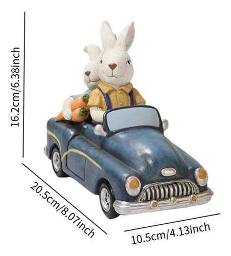 Conejitos De Pascua Decoración De Coche Padre E Hijo Adorno
