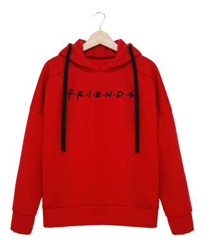 Buzo Buso Ancho Hoodie Unisex Estampado Friends