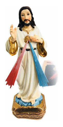 Jesús Misericordioso 14cm En Porcelana Italiana