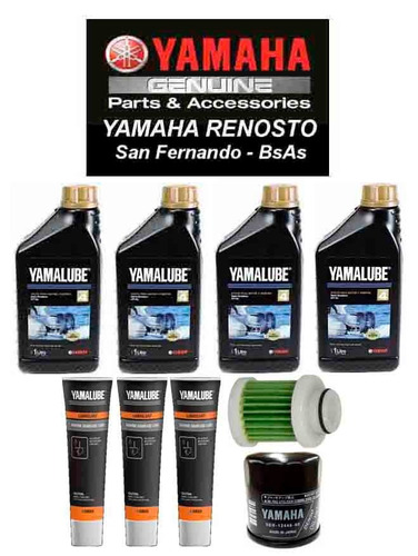 Kit De Servicio Anual Motores Yamaha 115hp 4t Linea Nueva F115betl