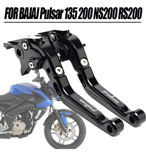 Levas Rebatibles Pulsar Ns200 #04 Mk Motos