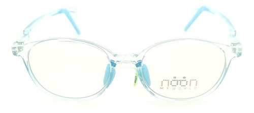 Lentes Armazon Chicos Noon Myw10 Receta Tr90 Anteojos Gafas Celeste Claro Traslucido