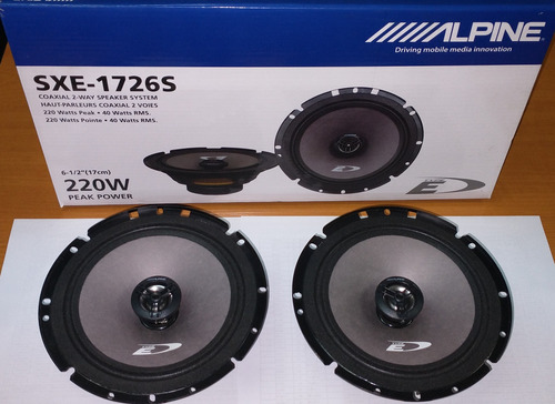 Corneta Coaxial Alpine Sxe-1726s 6.5 220w