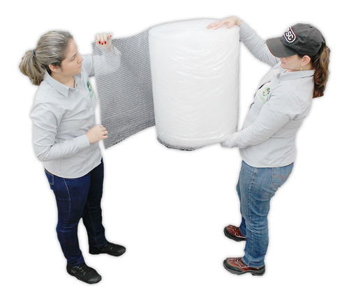 E Rollo Plástico Burbuja De 60cm X 50 Metros