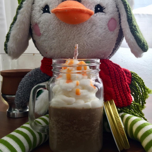 Vela Aromática De Cera De Soya, Moka Frapuccino 400 Ml