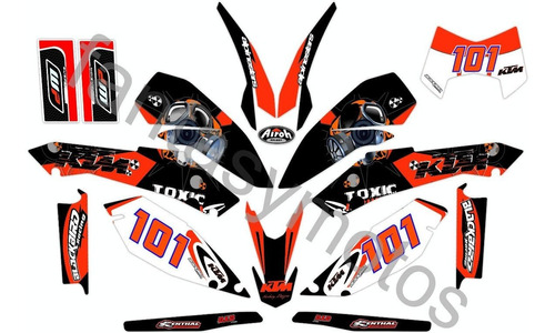 Calcos Ktm 690 R Toxic