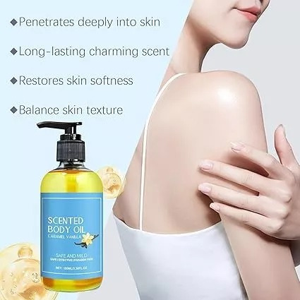 Aceite Corporal Orena Vainilla Y Caramelo,1pc