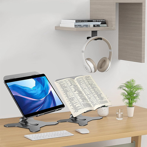 Union City Soporte Ajustable Para Laptop Transparente Con Ba