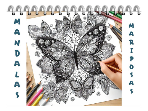 Kid Imprimible De Mandalas Navideños Para Colorear Pdf A4