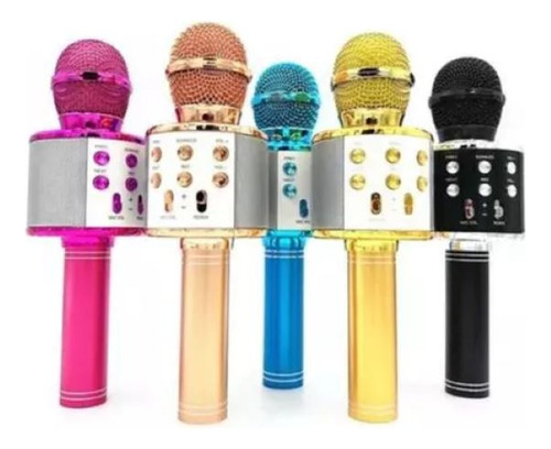 100 Micrófonos Infantil Karaoke Juguete Bluetooth Con Bocina (Usado)