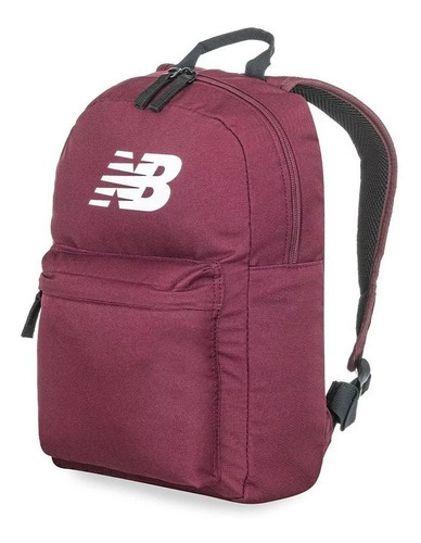 Mochila New Balance Mini Me Back Pack Lab23019bg Color Bordó