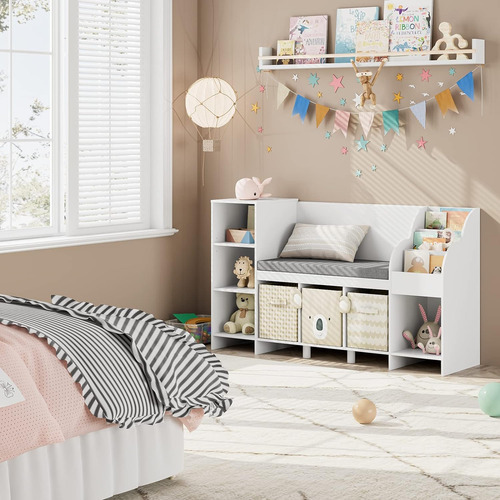 Housuit Estantería Infantil Con Rincón De Lectura