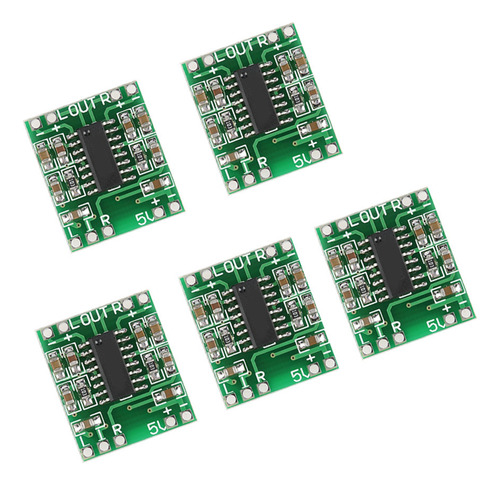 5pcs Super Pequeño 3w+3w Tipo D Pam8403 Audio Digital