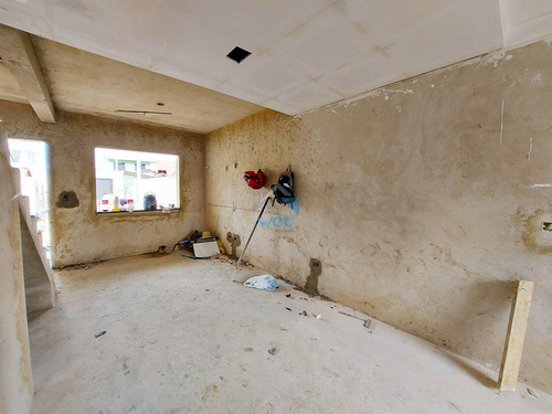 Oportunidade Lindo Sobrado À Venda, Com 02 Quartos, Em Rua Tranquila No Bairro Novo B, No Sitio Cercado. - Ca01142 - 68897332