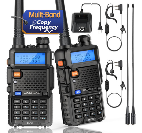 Radio Ham M-5r Mano Do Via Version Mejorada Uv-5r Walkie 5rx