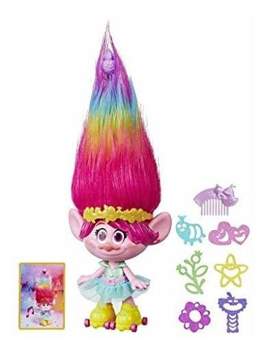 Trolls - Peinados De Amapola, Multicolores (hasbro E*******)