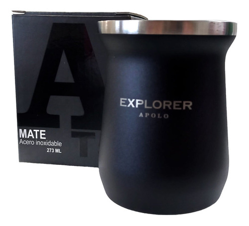 Imagen 2 de 11 de Mate Apolo Explorer Clasico Acero Inoxidable Terere Frio Cal