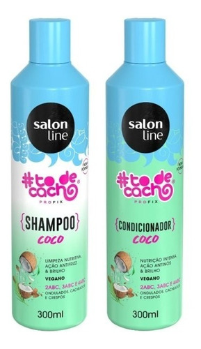 Pack Shampoo + Acond Todecacho Salon Line Coco Para Rizos