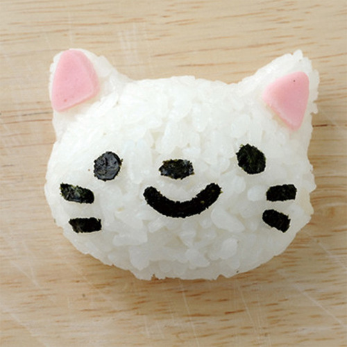 Molde De Arroz Em Forma De Gato Onigiri Maker Mold Sushi Hu