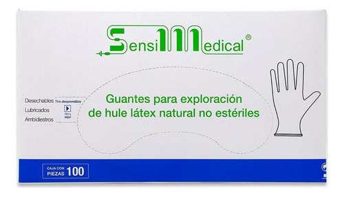 Guante Para Exploracion De Hule Latex Natural No Esteril Gra Color Sin Color Talla G