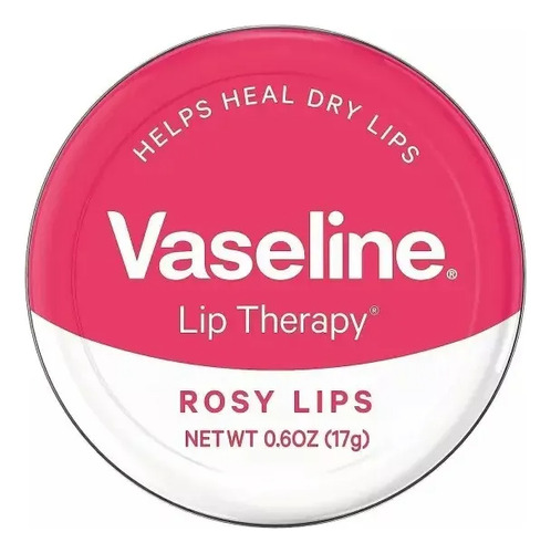 Balsamo Labial Vaseline Lip Therapy Rosy Lips 20gr Lata