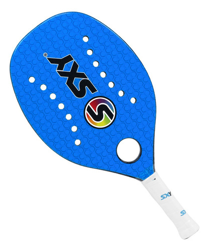 Raquete De Beach Tennis Sexy Hex Blue Gt + Capa