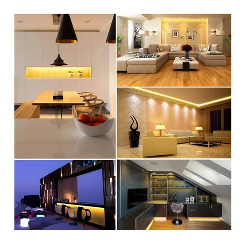 Tira 3mt Luz Led Sensor Con Movimiento Noche Luz Calida