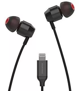 Auriculares Para iPhone (lightning) Mfi Earbuds Black