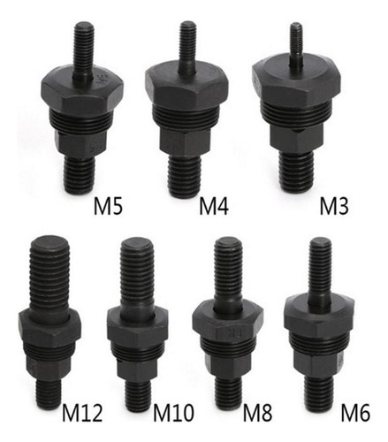 . 3 Peças De Aço Métrico M8 M10 M12 Mão Rebite Porca