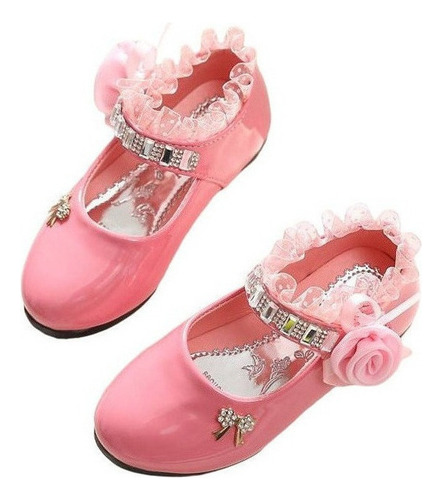 Zapatos De Fiesta De Baile De Encaje Para Niñas