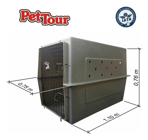 Caixa De Transporte Cães Pet Tour 500 E 300 - 3 Trincos 