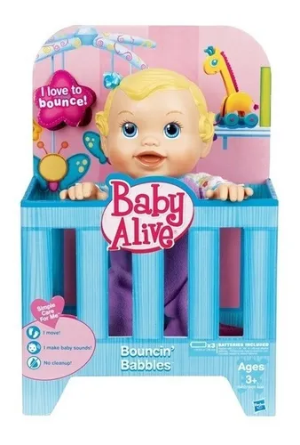 Baby alive bouncin babbles sale