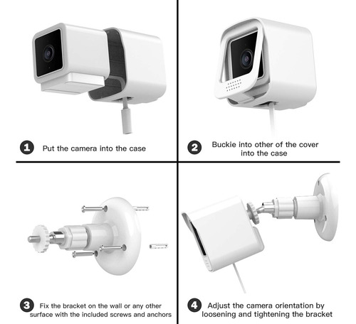 Soporte De Pared Para Camara Wyze Cam V3 Completamente Nu...