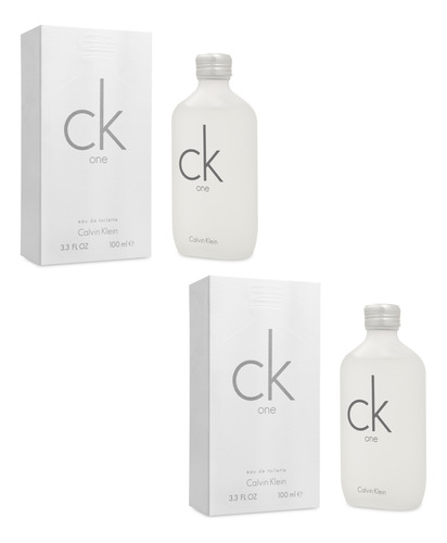 Paquete 2x1 Ck One 100 Ml Edt Spray Unisex