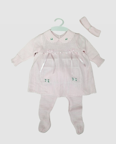 Conjunto Tejido Bebe Niña