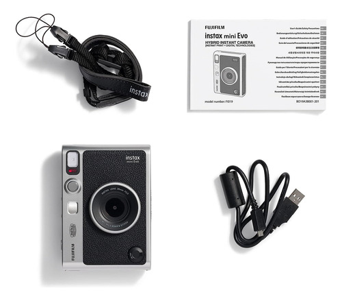 Cámara Instax Hybrid Instant Black Mini