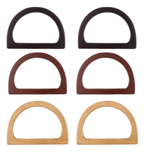 3 Pares Manija De De Reemplazo Para Monedero Bolsa De Mano .