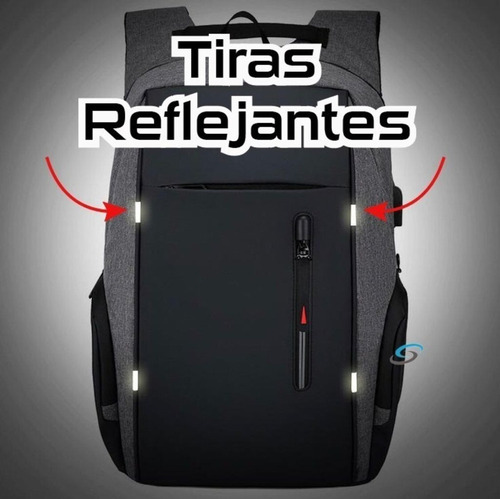 Mochila Con Usb Back Pack Antirrobo Super Calidad