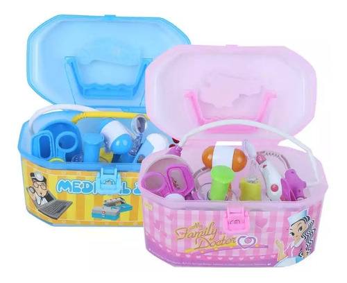 Kit Maleta Caja Doctora Juguete Set Niño Niña Set Estetoscop